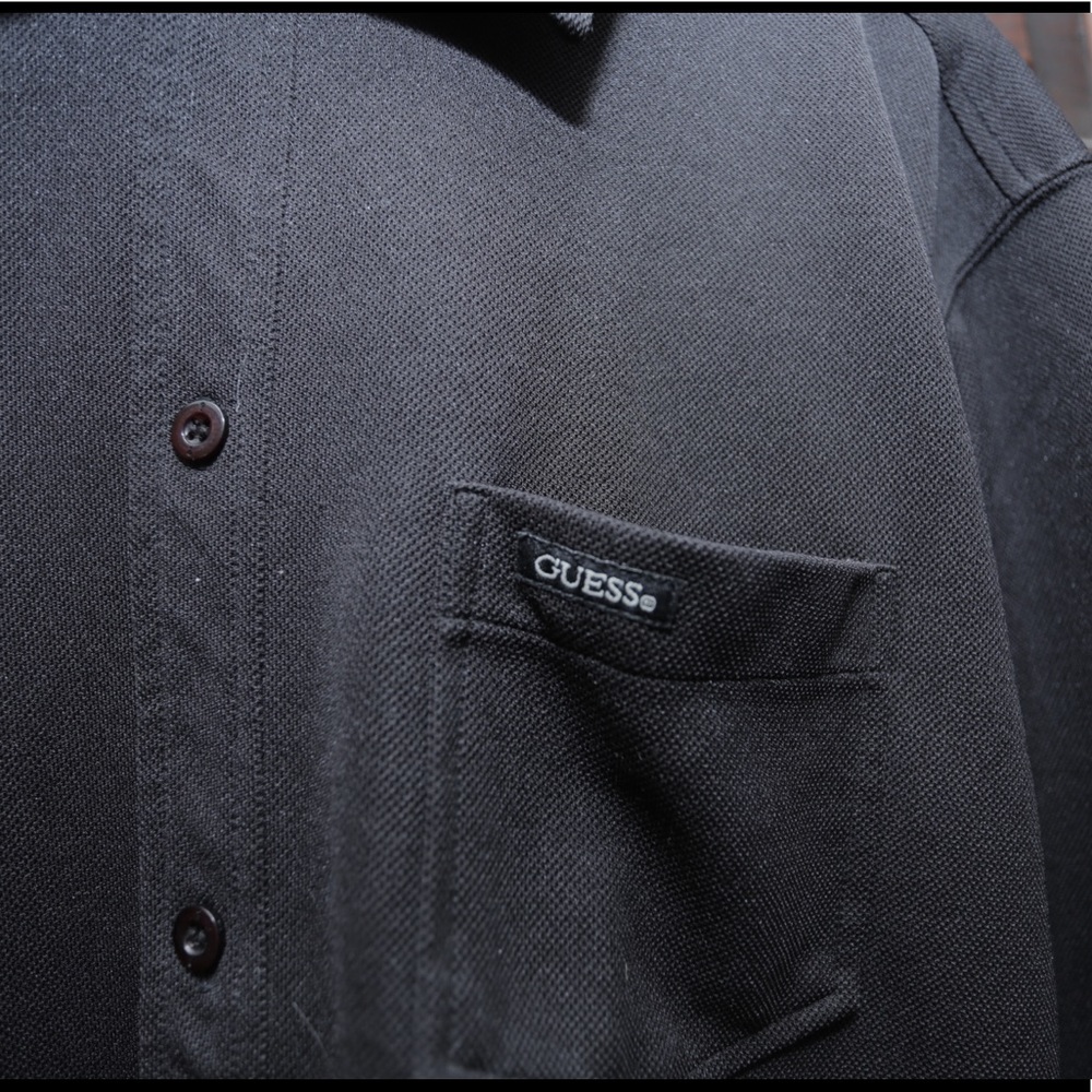 Vtg Guess Button Up - image 3